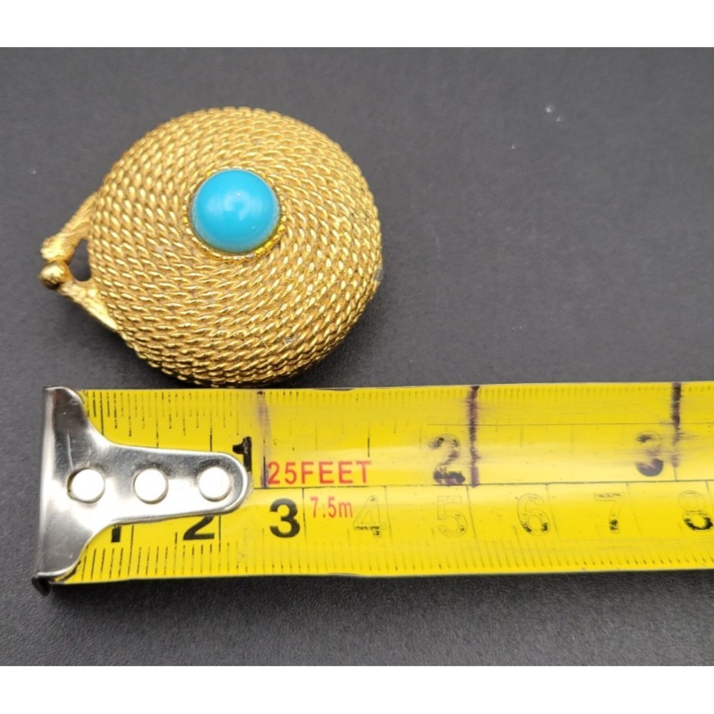 Vintage Este Lauder Solid Perfume Compact Gold Ro… - image 5